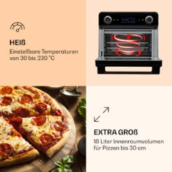 AeroVital Jumbo 3-in-1 Heißluftfritteuse Toaster Dörrautomat 1550 W 18 Liter 13 AeroVital Jumbo 3-in-1 Heißluftfritteuse Toaster Dörrautomat 1550 W 18 Liter -Geschäft Für Haushalts- Und Küchenbedarf 10038339 de 0004 logo