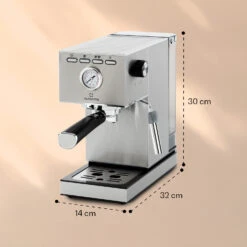 Pausa Espressomaker 1350 Watt 20 Bar Druck Wassertank: 1,4 Liter Edelstahl -Geschäft Für Haushalts- Und Küchenbedarf 10038393 yy 0008 logo
