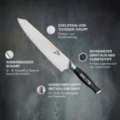 Comfort Pro Serie 9" Kiritsukemesser 56 HRC Edelstahl 8 Comfort Pro Serie 9" Kiritsukemesser 56 HRC Edelstahl -Geschäft Für Haushalts- Und Küchenbedarf 10039029 de 0002 logo