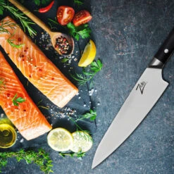 Razor-Edge Serie 8" Kochmesser 59 HRC Edelstahl 9 Razor-Edge Serie 8" Kochmesser 59 HRC Edelstahl -Geschäft Für Haushalts- Und Küchenbedarf 10039042 yy 0003 logo