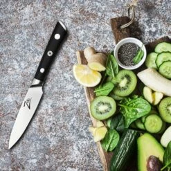 Razor-Edge Serie 4" Schälmesser 59 HRC Edelstahl -Geschäft Für Haushalts- Und Küchenbedarf 10039044 yy 0004 logo