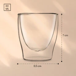 DUOS Doppelwandiges Glas 80 Ml Trinkglas Espresso Borosilikatglas -Geschäft Für Haushalts- Und Küchenbedarf 10039886 yy 0007 logo