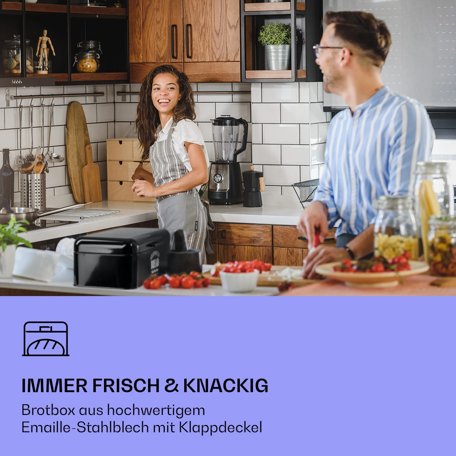 Delaware Brotkasten Metall 42 X 16 X 24,5 Cm Klappdeckel Lüftungslöcher 4 Delaware Brotkasten Metall 42 X 16 X 24,5 Cm Klappdeckel Lüftungslöcher – Bild 2