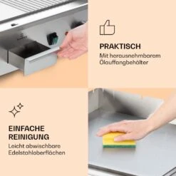 Grillmeile 4400 Elektrogrill Plancha 2x2200W Grillplatte Edelstahl -Geschäft Für Haushalts- Und Küchenbedarf 10039915 de 0007 logo