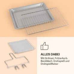 Vigor Air Heißluftfritteuse 1800 W 30 Liter 18 Programme 16 Vigor Air Heißluftfritteuse 1800 W 30 Liter 18 Programme -Geschäft Für Haushalts- Und Küchenbedarf 10039940 de 0007 logo