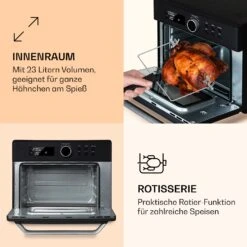 Prime Air Heißluftfritteuse 1500W 23l Timer 8 Programme 12 Prime Air Heißluftfritteuse 1500W 23l Timer 8 Programme -Geschäft Für Haushalts- Und Küchenbedarf 10040025 de 0005 logo