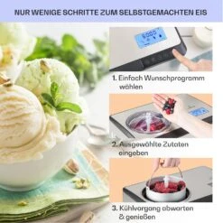 Dolce Bacio Smart Eiscremebereiter Yogurtmaker Kompressor 2 Liter WiFi Touch Edelstahl -Geschäft Für Haushalts- Und Küchenbedarf 10040048 de 0004 logo