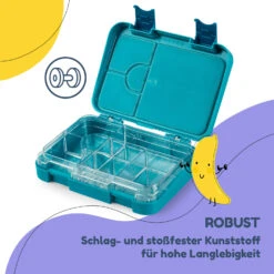 Junior Lunchbox 6 Fächer 21,3 X 15 X 4,5 Cm (BxHxT) BPA-frei -Geschäft Für Haushalts- Und Küchenbedarf 10040340 de 0006 usp