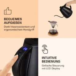 Garcon Wasserkocher 1L 2000W Warmhaltefunktion Schwanenhals Edelstahl 13 Garcon Wasserkocher 1L 2000W Warmhaltefunktion Schwanenhals Edelstahl -Geschäft Für Haushalts- Und Küchenbedarf 10040347 de 0005 logo