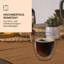 DUOS Jumbo Doppelwandiges Thermoglas 310ml Borosilikatglas Handgemacht -Geschäft Für Haushalts- Und Küchenbedarf 10040374 de 0003 logo