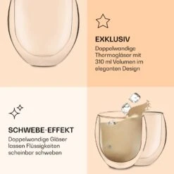 DUOS Jumbo Doppelwandiges Thermoglas 310ml Borosilikatglas Handgemacht -Geschäft Für Haushalts- Und Küchenbedarf 10040374 de 0005 logo