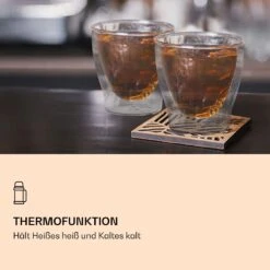 DUOS Doppelwandiges Thermoglas 200 Ml Borosilikatglas Handgemacht -Geschäft Für Haushalts- Und Küchenbedarf 10040379 de 0004 logo