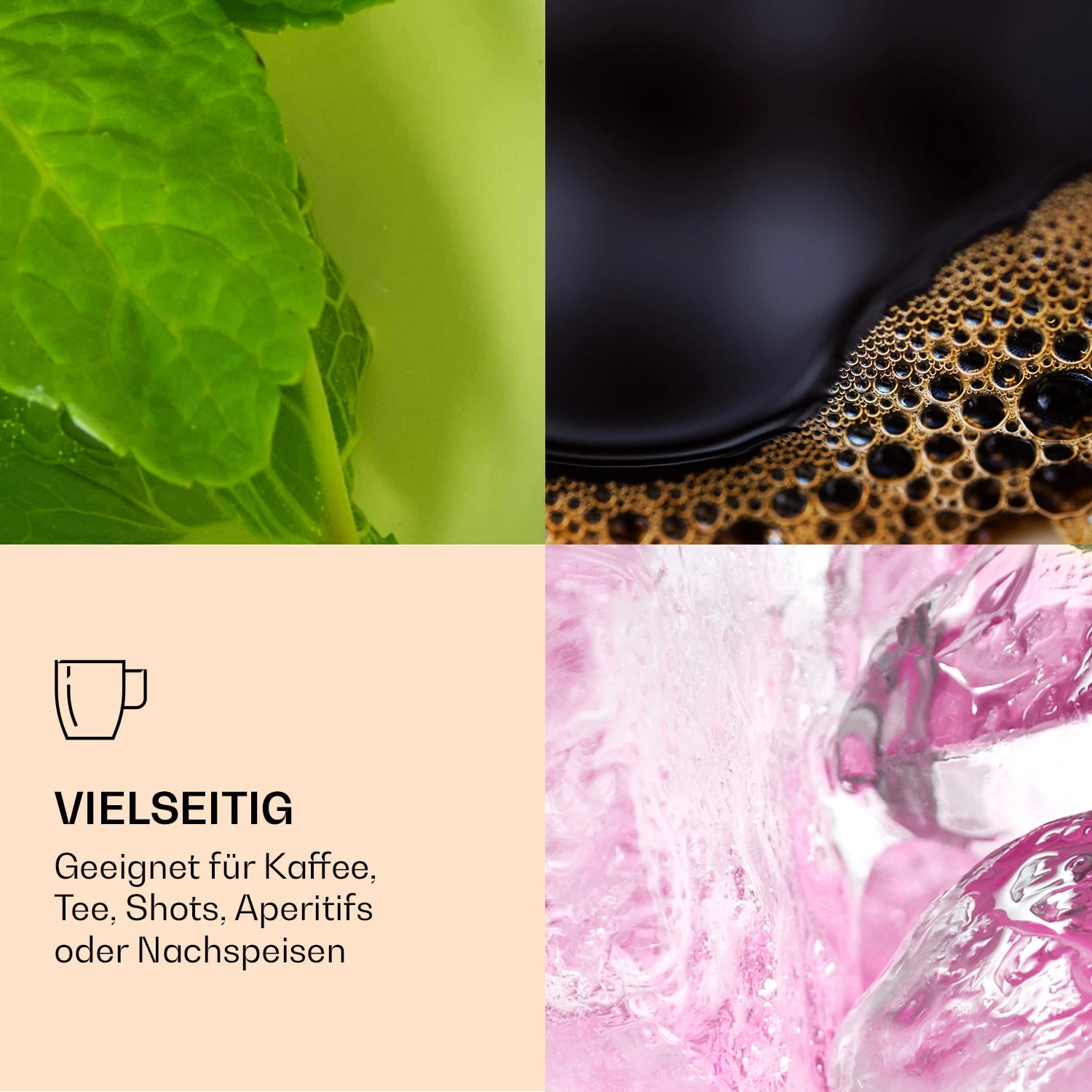 DUOS Jumbo Doppelwandiges Glas 310 Ml Thermofunktion Edelstahl-Löffel 7 DUOS Jumbo Doppelwandiges Glas 310 Ml Thermofunktion Edelstahl-Löffel – Bild 5