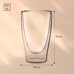 DUOS Doppelwandiges Glas 400 Ml Thermofunktion Inkl. Edelstahl-Löffel -Geschäft Für Haushalts- Und Küchenbedarf 10040395 yy 0007 logo