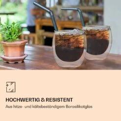 DUOS Jumbo Doppelwandiges Glas 410 Ml Thermofunktion Inkl. Edelstahl-Löffel -Geschäft Für Haushalts- Und Küchenbedarf 10040397 de 0003 logo