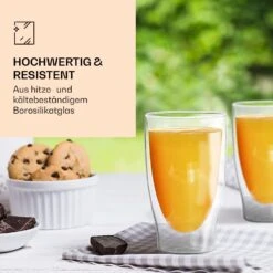 DUOS Doppelwandiges Glas 310 Ml Thermofunktion Inkl. Edelstahl-Löffel -Geschäft Für Haushalts- Und Küchenbedarf 10040402 de 0003 logo