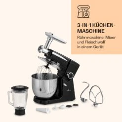 Renata Rossa Küchenmaschine 3-in-1 2000W 2,7PS 5Ltr Edelstahl BPA-frei 16 Renata Rossa Küchenmaschine 3-in-1 2000W 2,7PS 5Ltr Edelstahl BPA-frei -Geschäft Für Haushalts- Und Küchenbedarf 10040500 de 0007 logo