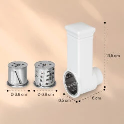 Renata Salat-Reibeaufsatz Zubehör Grob, Mittel, Fein 9 Renata Salat-Reibeaufsatz Zubehör Grob, Mittel, Fein -Geschäft Für Haushalts- Und Küchenbedarf 10040501 yy 0004 dimensions