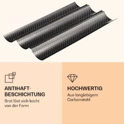 Feelino Baguettblech 3 Mulden 10 Feelino Baguettblech 3 Mulden -Geschäft Für Haushalts- Und Küchenbedarf 10040540 de 0003 logo