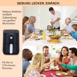 Crisp-Pro Heißluftfritteuse Air Fryer 1400W 2,8 Ltr Timer Edelstahl -Geschäft Für Haushalts- Und Küchenbedarf 10040698 de 0005 usp
