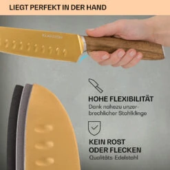 Kazuno Messerset 7 Teile Magnetischer Block PVD Titanium-Beschichtung -Geschäft Für Haushalts- Und Küchenbedarf 10040726 de 0003 usp