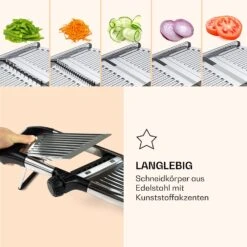 Mandoline Küchenhobel Gourmet Edelstahl 1 Bis 9 Mm Julienne-Schneider -Geschäft Für Haushalts- Und Küchenbedarf 10040835 de 0003 logo