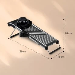 Mandoline Küchenhobel Gourmet Edelstahl 1 Bis 9 Mm Julienne-Schneider -Geschäft Für Haushalts- Und Küchenbedarf 10040835 yy 0006 logo