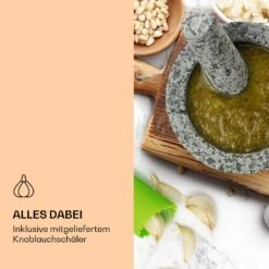 Mörser Mit Stößel 360 Ml Geriffelte Innenseite Rutschfest -Geschäft Für Haushalts- Und Küchenbedarf 10040838 de 0004 logo