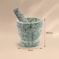 Mörser Mit Stößel 360 Ml Geriffelte Innenseite Rutschfest -Geschäft Für Haushalts- Und Küchenbedarf 10040838 yy 0006 logo