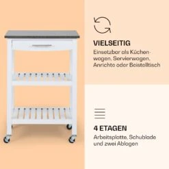 Tennessee Servierwagen Küchenwagen 4 Etagen Holz Granit Mobil 11 Tennessee Servierwagen Küchenwagen 4 Etagen Holz Granit Mobil -Geschäft Für Haushalts- Und Küchenbedarf 10041120 de 0004 logo