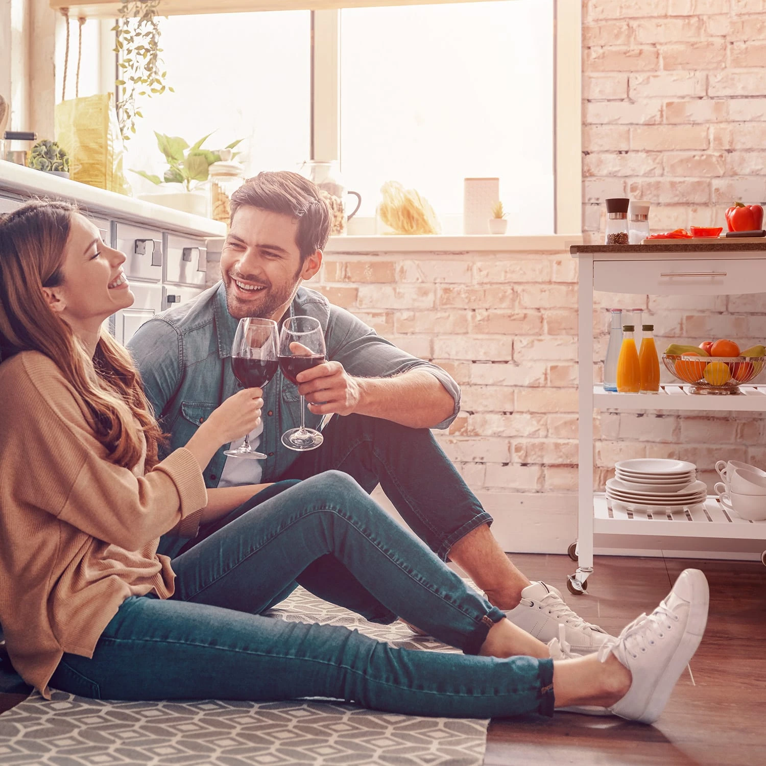 Tennessee Servierwagen Küchenwagen 4 Etagen Holz Granit Mobil 4 Tennessee Servierwagen Küchenwagen 4 Etagen Holz Granit Mobil – Bild 2