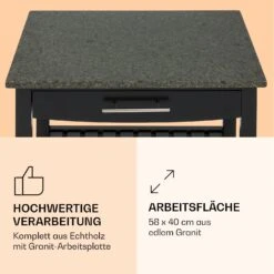 Tennessee Servierwagen Küchenwagen 4 Etagen Holz Granit Mobil 10 Tennessee Servierwagen Küchenwagen 4 Etagen Holz Granit Mobil -Geschäft Für Haushalts- Und Küchenbedarf 10041121 de 0003 logo