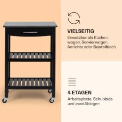 Tennessee Servierwagen Küchenwagen 4 Etagen Holz Granit Mobil 11 Tennessee Servierwagen Küchenwagen 4 Etagen Holz Granit Mobil -Geschäft Für Haushalts- Und Küchenbedarf 10041121 de 0004 logo