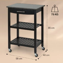 Tennessee Servierwagen Küchenwagen 4 Etagen Holz Granit Mobil 13 Tennessee Servierwagen Küchenwagen 4 Etagen Holz Granit Mobil -Geschäft Für Haushalts- Und Küchenbedarf 10041121 yy 0006 dimensions