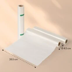 Forli Vakuumierbeutel 2 Rollen Je 28 X 300 Cm Widerstandsfähig Reißfest Kochfest -Geschäft Für Haushalts- Und Küchenbedarf 10041375 yy 0004 dimensions