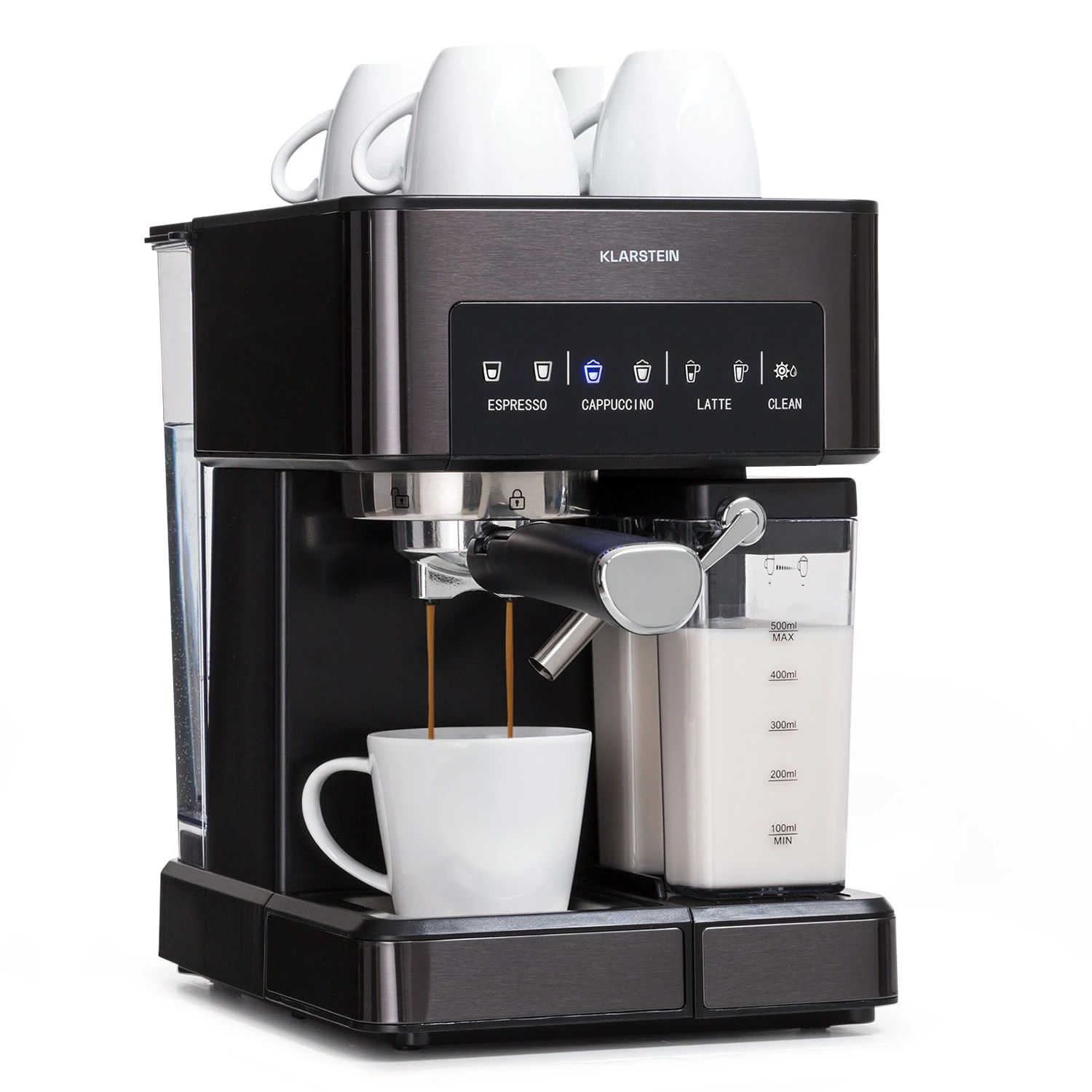 Arabica Comfort Espressomaschine 1350W 20 Bar 1,8l Touch-Bedienfeld 3 Arabica Comfort Espressomaschine 1350W 20 Bar 1,8l Touch-Bedienfeld