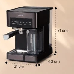 Arabica Comfort Espressomaschine 1350W 20 Bar 1,8l Touch-Bedienfeld 17 Arabica Comfort Espressomaschine 1350W 20 Bar 1,8l Touch-Bedienfeld -Geschäft Für Haushalts- Und Küchenbedarf 10041523 yy 0011 dimensions