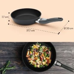 Noto Endurance Bratpfanne Ø20 Cm Geschmiedetes Aluminium Abnehmbarer Griff 19 Noto Endurance Bratpfanne Ø20 Cm Geschmiedetes Aluminium Abnehmbarer Griff -Geschäft Für Haushalts- Und Küchenbedarf 10045001 yy 0009 dimensions