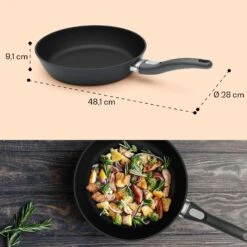 Noto Endurance Bratpfanne Ø28 Cm Geschmiedetes Aluminium Abnehmbarer Griff 19 Noto Endurance Bratpfanne Ø28 Cm Geschmiedetes Aluminium Abnehmbarer Griff -Geschäft Für Haushalts- Und Küchenbedarf 10045003 yy 0009 dimensions