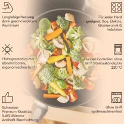 Noto Endurance Bratpfannen-Set Geschmiedetes Aluminium 3 Größen 2 Filz-Schoner 12 Noto Endurance Bratpfannen-Set Geschmiedetes Aluminium 3 Größen 2 Filz-Schoner -Geschäft Für Haushalts- Und Küchenbedarf 10045004 de 0002 usp