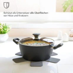 Noto Endurance Filz-Set 5 Stck. Sternförmig Sehr Weich Für Töpfe & Pfannen Ø38 Cm -Geschäft Für Haushalts- Und Küchenbedarf 10045021 de 0003 usp