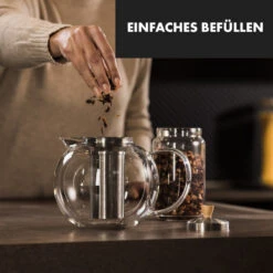 Sencha Teekanne 1,8 L Edelstahl-Siebeinsatz Borosilikatglas Deckel -Geschäft Für Haushalts- Und Küchenbedarf 10045057 de 0003 logo