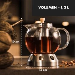 Sencha Design-Teekanne Mit Hibiscus Edelstahl-Stövchen 1,3 L Siebeinsatz 15 Sencha Design-Teekanne Mit Hibiscus Edelstahl-Stövchen 1,3 L Siebeinsatz -Geschäft Für Haushalts- Und Küchenbedarf 10045059 de 0007 logo