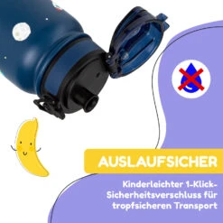 Wakaba Thermosflasche 550 Ml Edelstahl Tritan BPA-frei -Geschäft Für Haushalts- Und Küchenbedarf 10045262 de 0003 usp