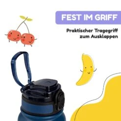 Wakaba Thermosflasche 550 Ml Edelstahl Tritan BPA-frei -Geschäft Für Haushalts- Und Küchenbedarf 10045262 de 0006 usp