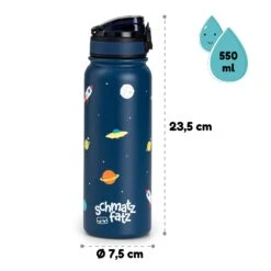 Wakaba Thermosflasche 550 Ml Edelstahl Tritan BPA-frei -Geschäft Für Haushalts- Und Küchenbedarf 10045262 yy 0011 dimensions