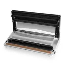Tastemaker Sous Vide Garer Mit Foodlocker Slim Vakuumierer Und Vakuumierfolien-Rolle Komplett-Set -Geschäft Für Haushalts- Und Küchenbedarf 60001816 yy 0008 detail Klarstein FoodLocker Slim Vakuumierer 130W silber reedit