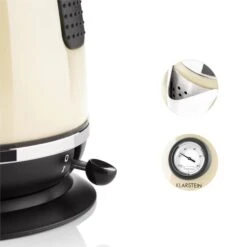 Aquavita Frühstücksset Creme Wasserkocher Toaster Creme -Geschäft Für Haushalts- Und Küchenbedarf 60001826 yy 0006 detail Klarstein Aquavita Chalet Wasserkocher creme reedit v2
