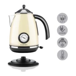 Aquavita Frühstücksset Creme Wasserkocher Toaster Creme -Geschäft Für Haushalts- Und Küchenbedarf 60001826 yy 0007 detail Klarstein Aquavita Chalet Wasserkocher creme reedit v2