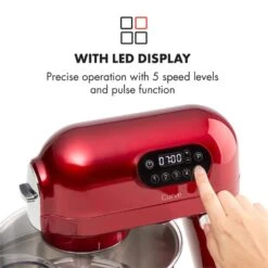 Curve Plus Küchenmaschinen-Set | 5l | 4-in-1 Fleischwolf | Rot -Geschäft Für Haushalts- Und Küchenbedarf 60002329 yy 0005 logo Klarstein Curve Plus Kuechenmaschinen Set rot